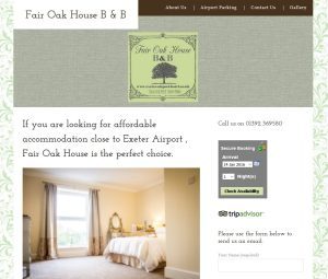 Website showcase www.exeterairporthotel.com