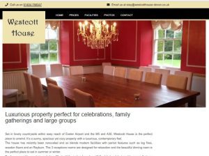 Westcott House Rockbeare – Luxurious property perfect for celebrations family gatherings and large groups